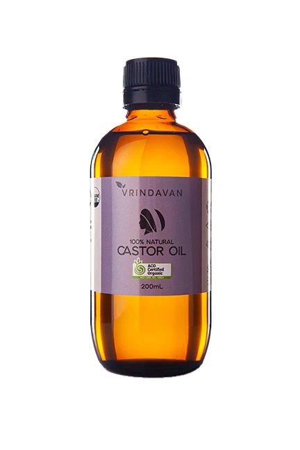 [VC007] Castor Oil organic, Glass Bottle 200ml