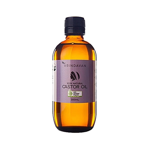 [VC007] Castor Oil organic, Glass Bottle 200ml