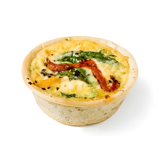 [EdIQ07GF] GF Quiche - Roast Pumpkin Spinach & Feta x 6