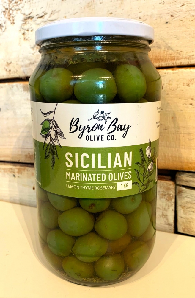 Marinated Green Sicilians (1Kg)