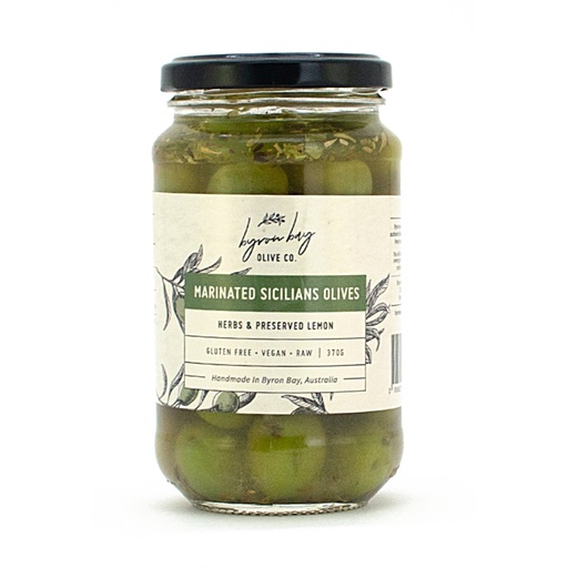 [Oli-MSO375] Marinated Green Sicilians 375g