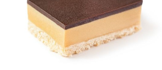[EdSLICE011] Chocolate Caramel Slice - half size, GF x 12