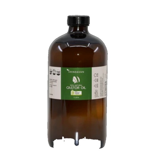 [VCO10] Castor Oil Organic 1L, Glass bottle