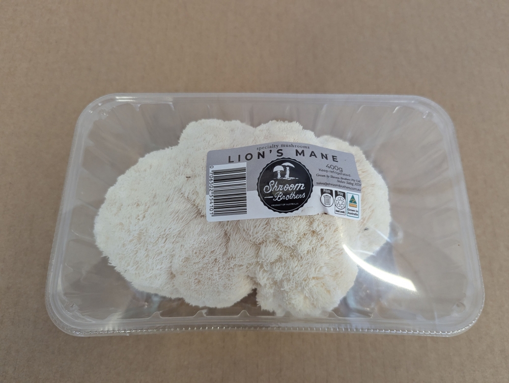 Organic Lions Mane Mushrooms 400g