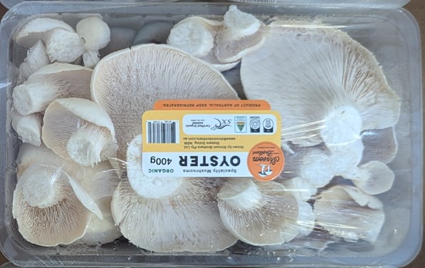 [SBOY400g] Organic Oyster Mushrooms 400g