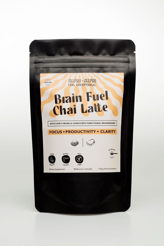 [MuFCL125] Brain Fuel Chai Latte, 125g Organic