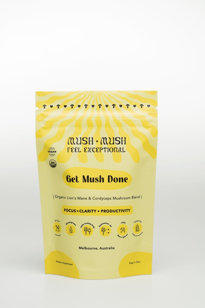 [MuFuc50] Get Mush Done - Focus Blend, 50g Organic