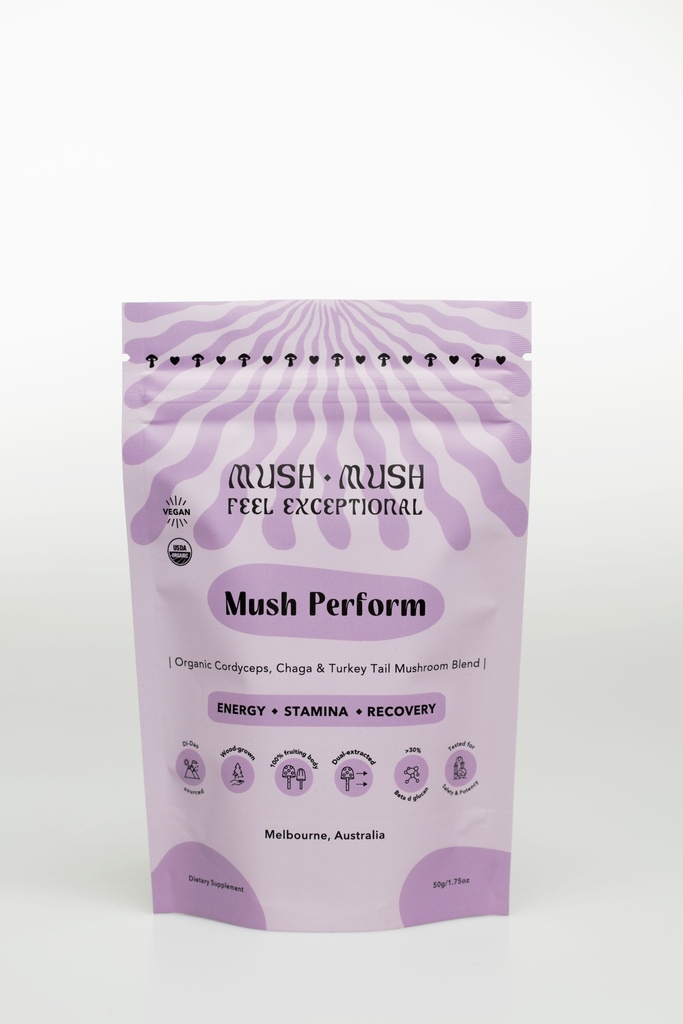 [MuPer50] Mush Perform - Energy Blend, 50g Organic