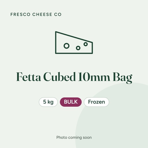 [FRS-FET-008] Fresco Fetta Cubed 10mm (Frozen) Bag 5kg