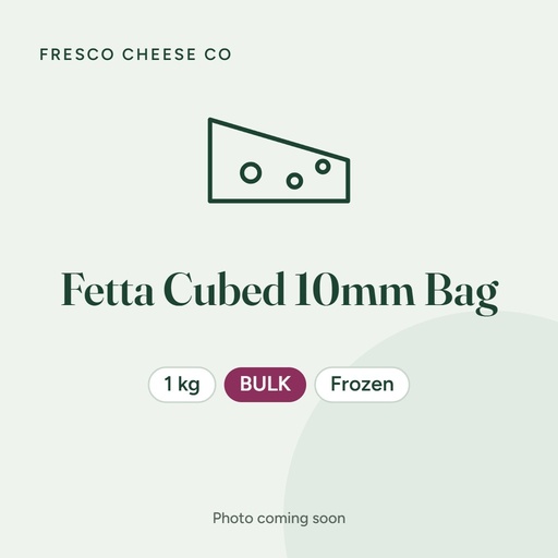 [FRS-FET-007] Fresco Fetta Cubed 10mm (Frozen) Bag 1kg