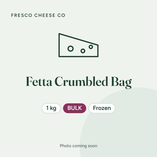 [FRS-FET-005] Fresco Fetta Crumbled(Frozen) Bag 1kg