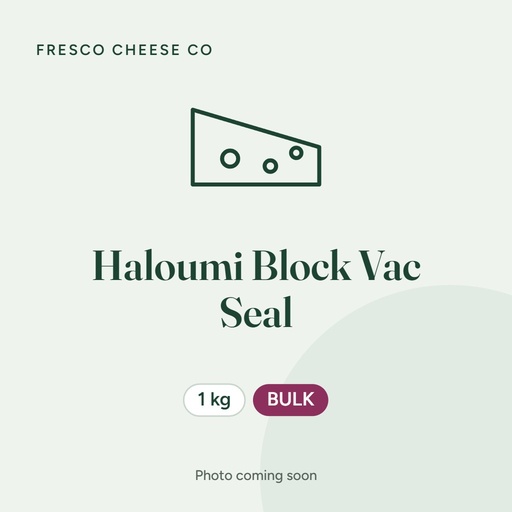 [FRS-HAL-005] Fresco Haloumi Block Vac Seal 1kg (RW per KG)