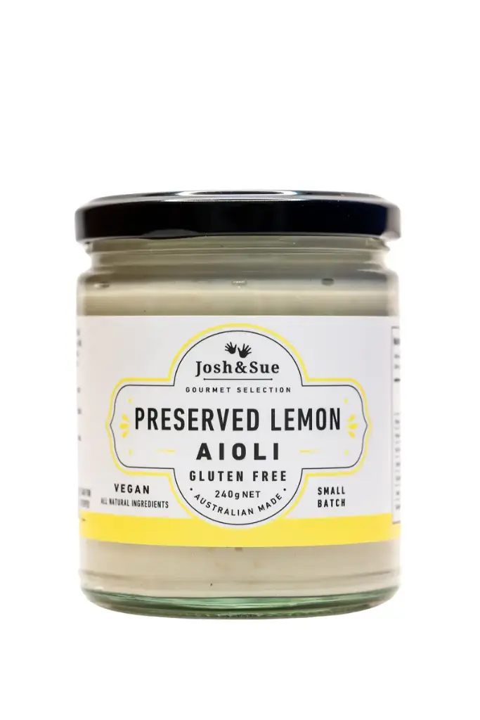 Josh&Sue Preserved Lemon Aioli  -VEGAN 260g