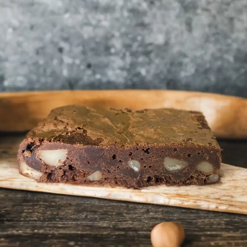 [mun-fudg] Munja Fudging Good Choc Macadamia Brownie (1dz) - GF