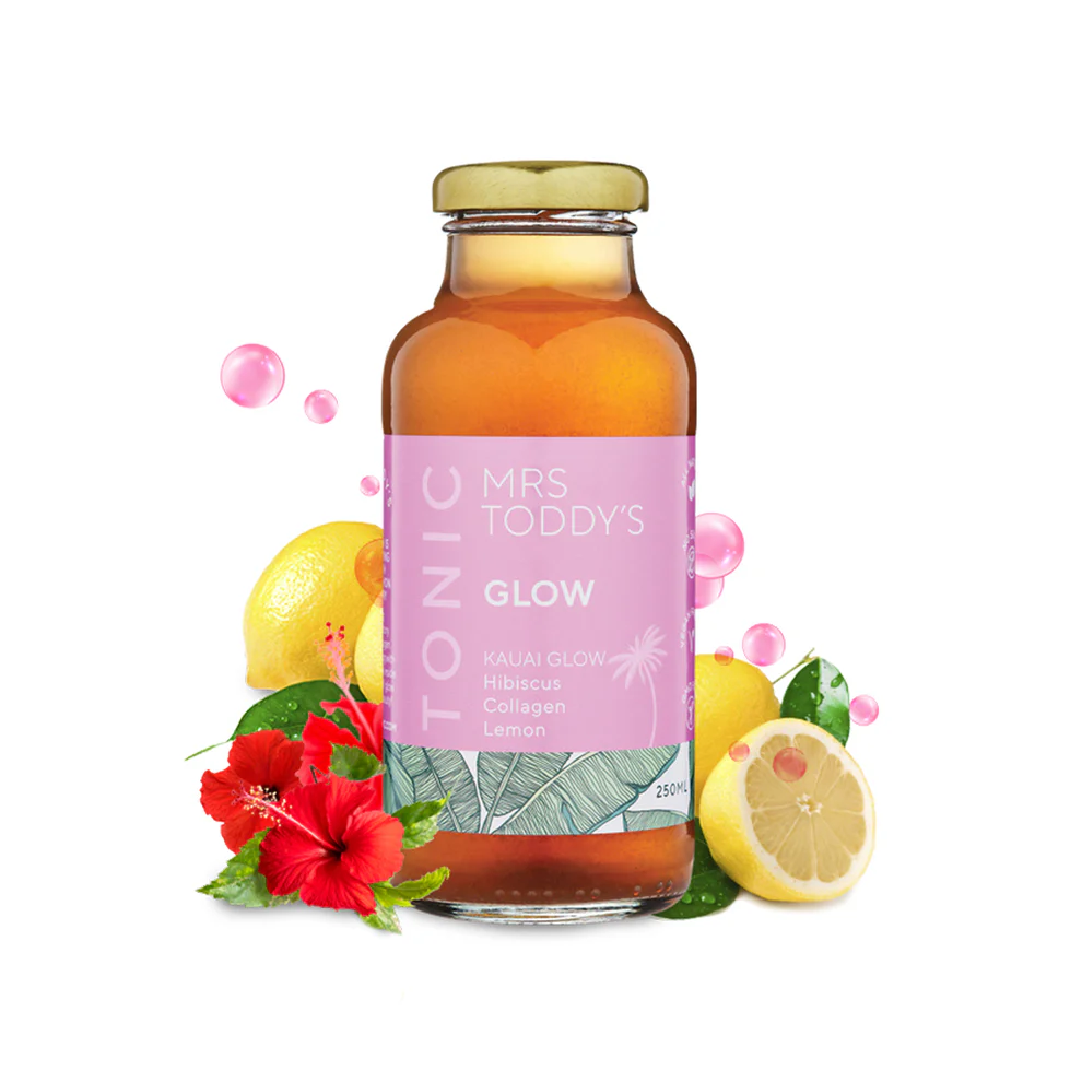 Mrs Toddy's GLOW HEALTH TONIC | Hibiscus, Juniper Berries & Botanicals 250ml