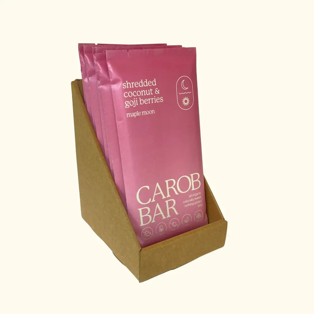 [MM-CB-2459] Carob Bars Goji and Coconut 90g