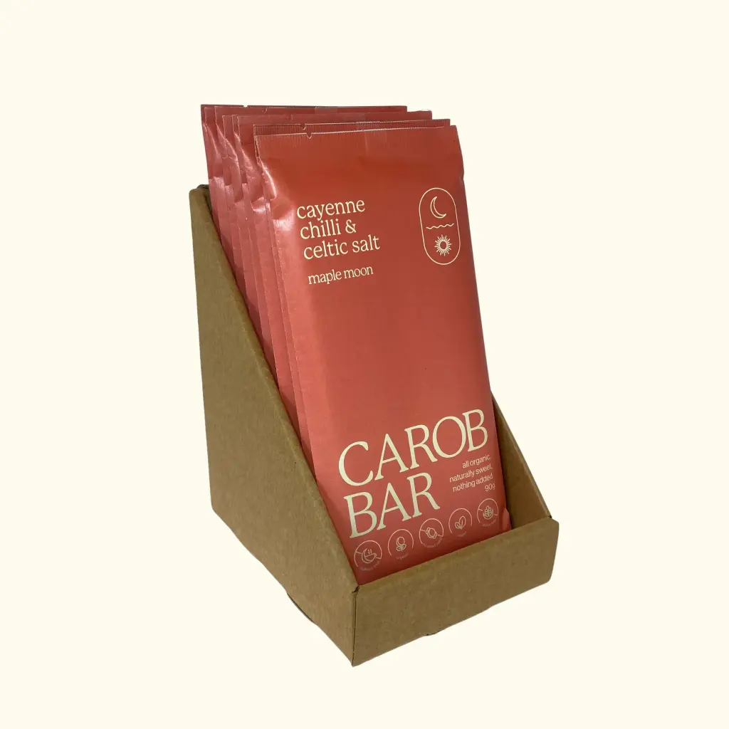[MM-CB-7601] Carob Bars - Cayenne Pepper  90g