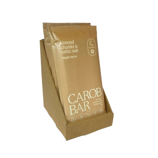 [MM-CB-7618] Carob Bars - Almond and Celtic Salt 90g