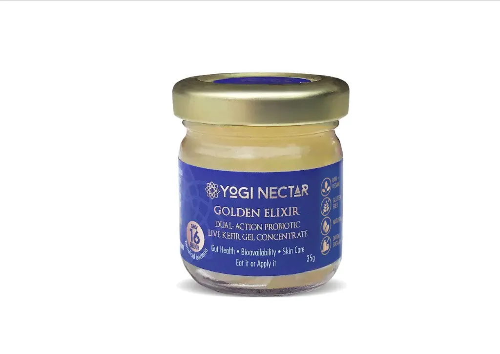 Golden Elixir – Live Kefir Probiotic Gel Concentrate (35g / 7-Day Probiotic)