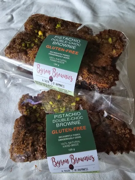 [BrwRtl-Fig] Byron Bay GF Brownies: Pistachio & Fig (12 x Retail Pack)