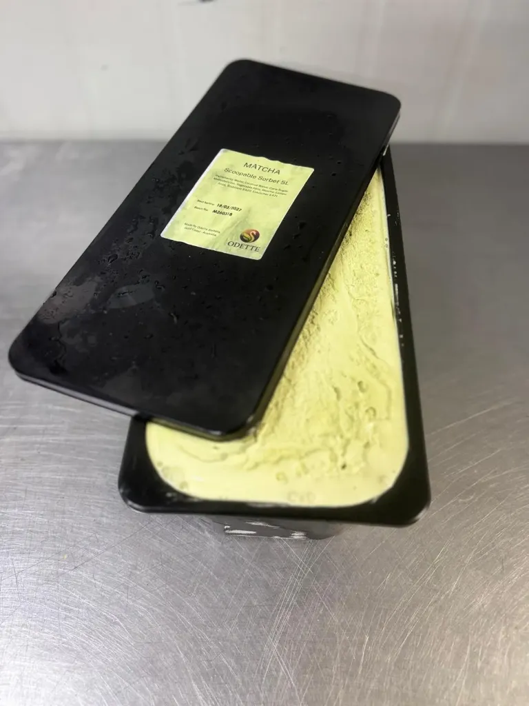 [SO-MATCHA5] Matcha Sorbet Scoopable 5L