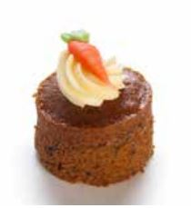 [EdICAKE03x8] Carrot Cake individual x 8