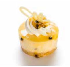 [EdICC01] Cheesecakes - Passionfruit White Chocolate - GF x 16