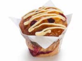 [EdMUFF02] Muffins - Raspberry White Chocolate x 6