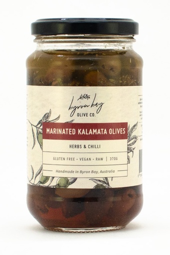 [Oli-CMKO375] Herb & Chilli  Marinated Olives 375g