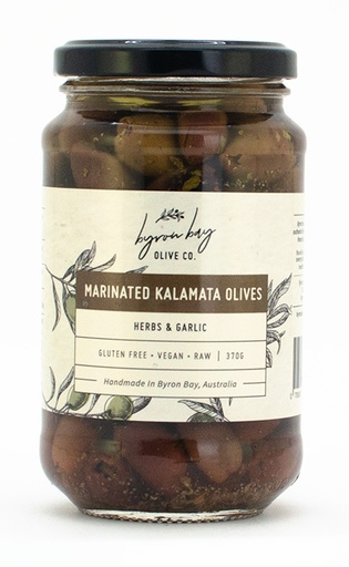 [Oli-HGMKO375] Herbs & Garlic Marinated Olives 375g