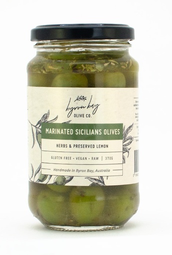 [Oli-MSO375] Marinated Green Sicilians 375g