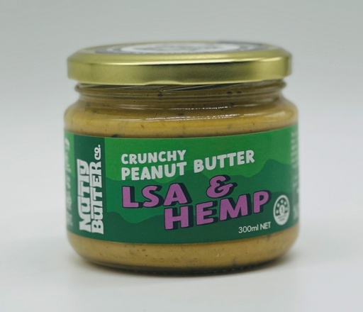 [NBCLH300/6] Peanut Butter: LSA & Hemp, 300ml