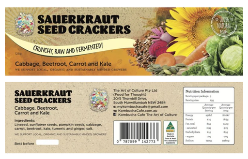 [KomcrkCab] Cabbage Seed Crackers 125g