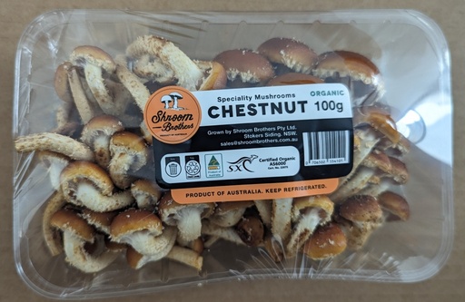 [SBCN100g] Organic Chestnut Mushrooms 100g