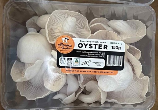 [SBOY150g] Organic Oyster Mushrooms 150g