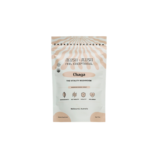 [MuChg50] Organic Chaga - The Vitality Mushroom, 50g